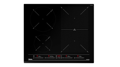 Plită electrică cu inducţie IZF 64600 BK MSP, cu MultiSlider Touch Control, 4 zone de preparare (4 + 2 zone FLEX) şi funcţii speciale, 60 cm