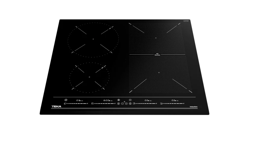 Plită electrică cu inducţie IZF 64600 BK MSP, cu MultiSlider Touch Control, 4 zone de preparare (4 + 2 zone FLEX) şi funcţii speciale, 60 cm