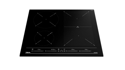 Plită electrică cu inducţie IZF 64600 BK MSP, cu MultiSlider Touch Control, 4 zone de preparare (4 + 2 zone FLEX) şi funcţii speciale, 60 cm