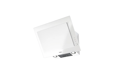 Hota cu design vertical, DVT 68660 TBS WH, 60 cm, sistem de extractie dual