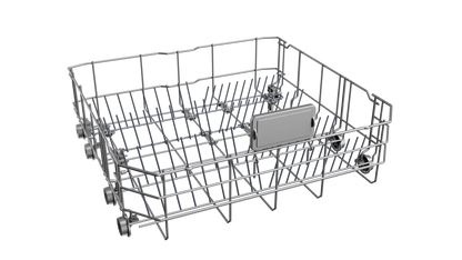 Mașină de spălat vase complet încorporabilă DFI 76950, cu funcţie antibacteriană IonClean, compartiment superior semi-ajustabil pe înălţime şi sistem automat de deschidere,