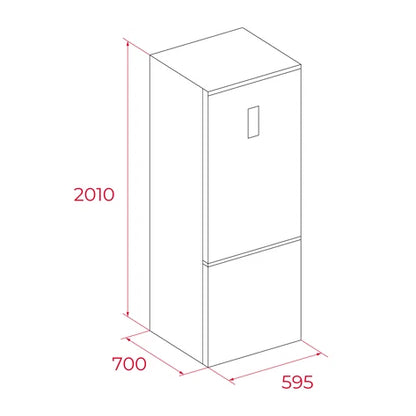 Combina frigorifica Free-Standing RBF 68670 WH, finisaj Alb, Total No Frost, Control Air Flow, Metal Cooling