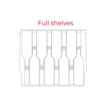 Refrigerator de vinuri free-standing RVU 20046, panou de control electronic, capacitate 46 sticle