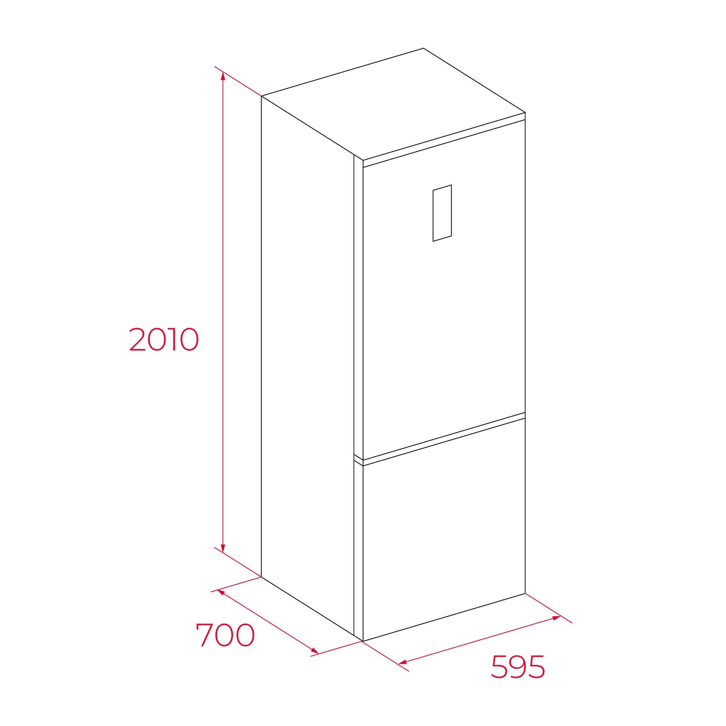 Combina frigorifica Free-Standing, finisaj Inox RBF 88680 SS, Total No Frost, Control Multi Air Flow