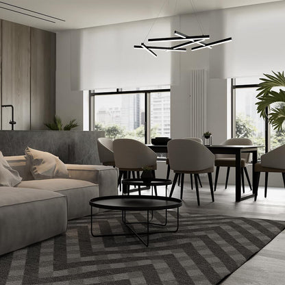 Lustra Maytoni Line,  black,  MOD016PL-L75B