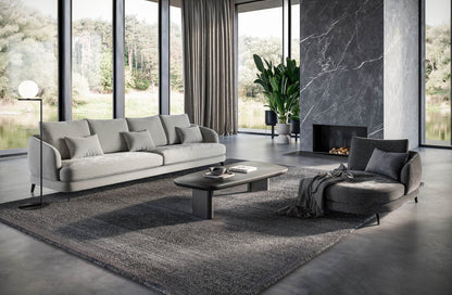 Canapea JAND,material DISCO 033,parte fixa cu 4 locuri