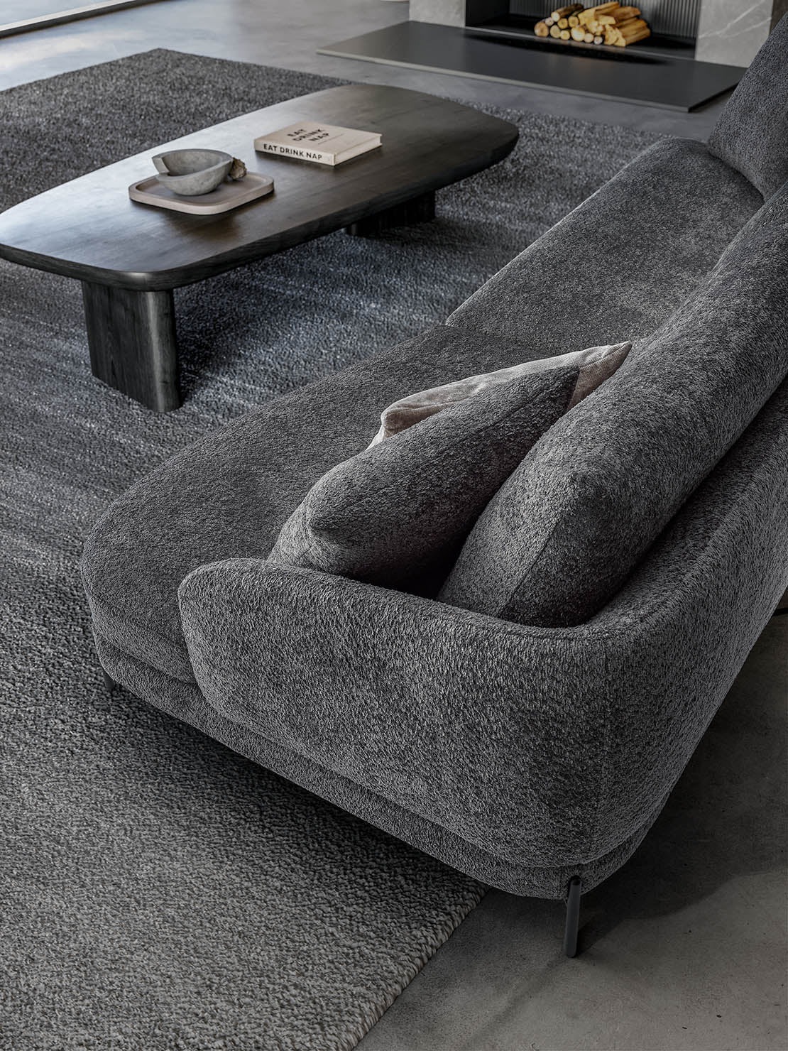 Canapea JAND,material DISCO 033,parte fixa cu 4 locuri