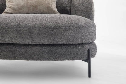 Canapea JAND,material DISCO 033,parte fixa cu 4 locuri