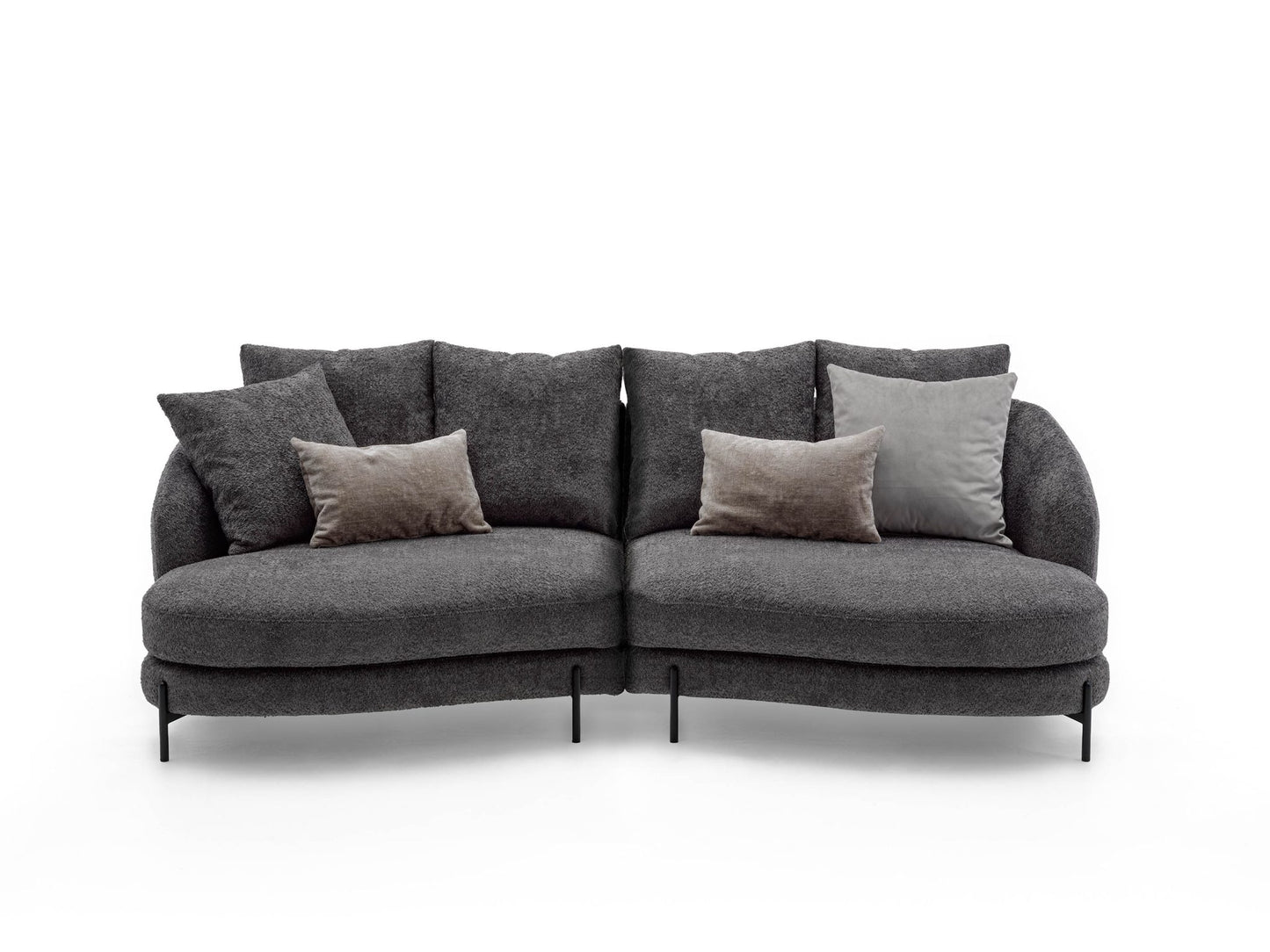 Canapea JAND,material DISCO 033,parte fixa cu 4 locuri