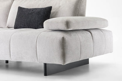 Canapea JOPLIN, material CEDRIC 054 cu 3 sezuturi fixe