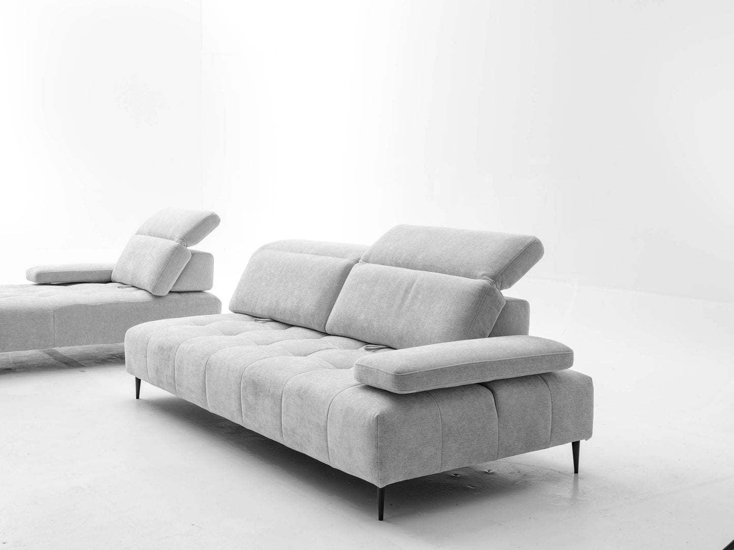 Canapea JOPLIN, material CEDRIC 054 cu 3 sezuturi fixe