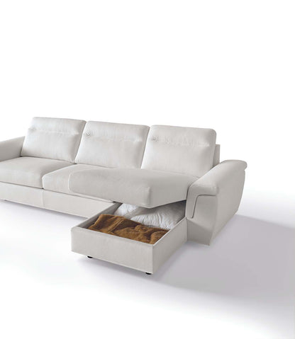 Canape KALLIMA,material CARACAS 003,parte fixa cu 3 locuri si sezlong fix