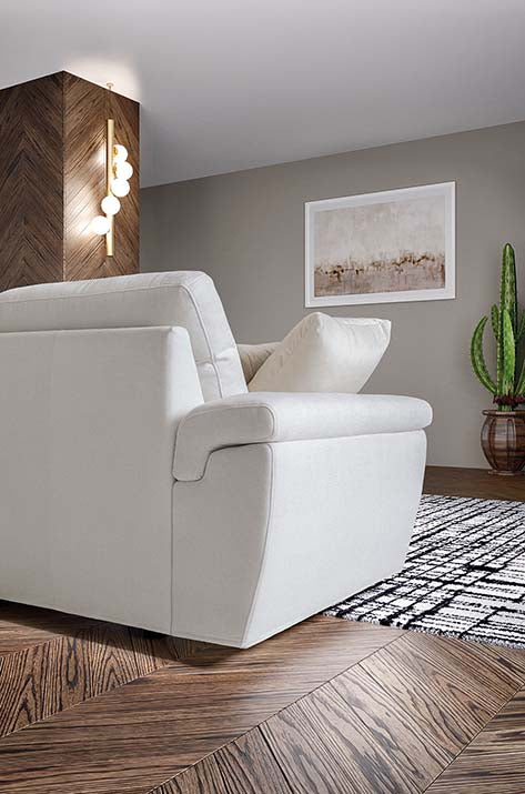 Canape KALLIMA,material CARACAS 003,parte fixa cu 3 locuri si sezlong fix