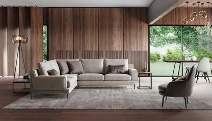 Canapea KENNEDY,material CARDIFF 016,parte fixa cu 3 locuri