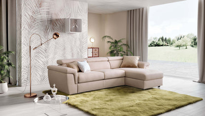 Canapea model PIERIS, material DISCO CAT D002, foarte rezistent in timp