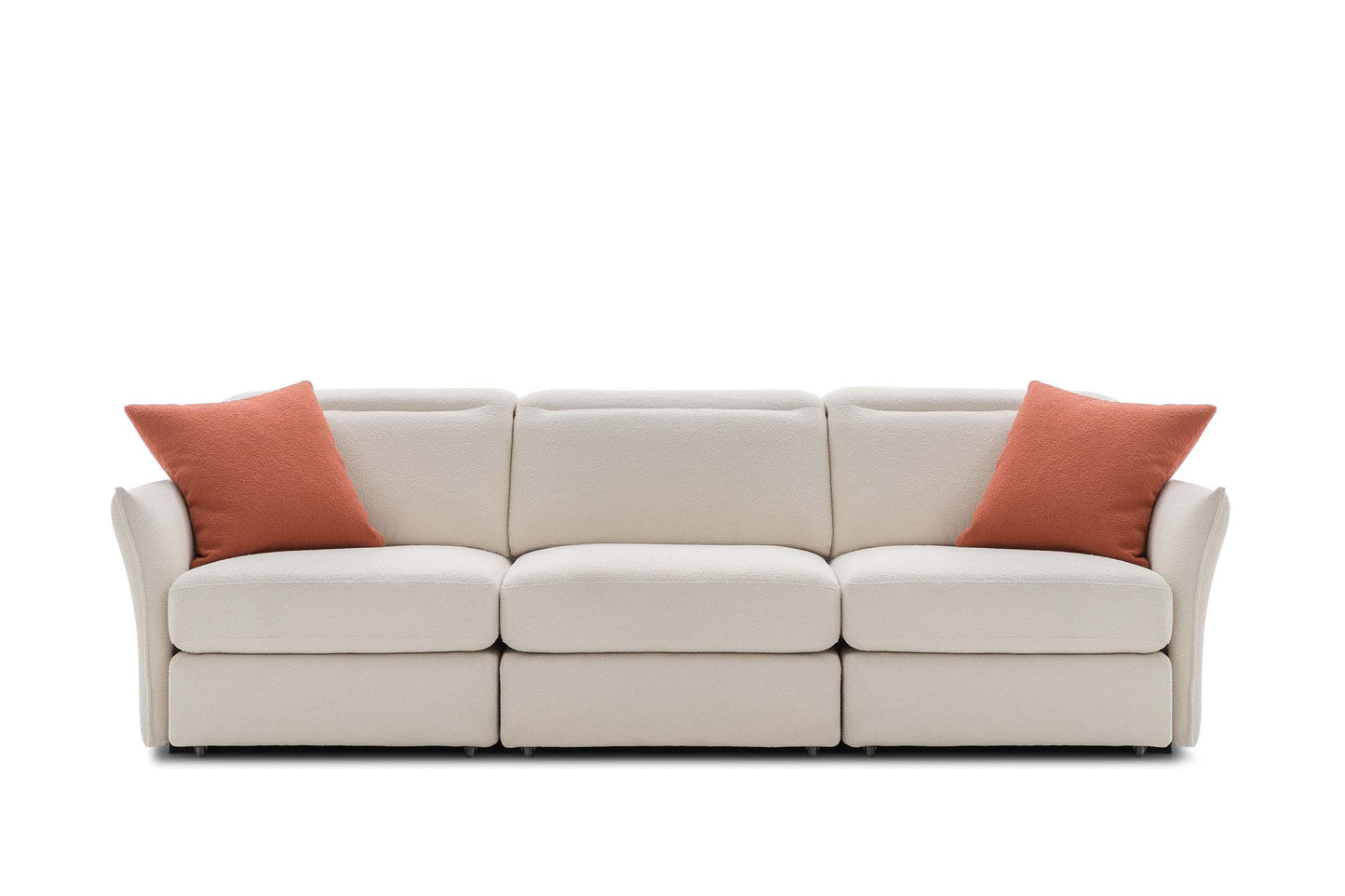 Canapea SWAN, material categoria CARDIFF 003 parte cu 3 sezuturi fixe,  coltul si partea cu 3 sezuturi  fixe