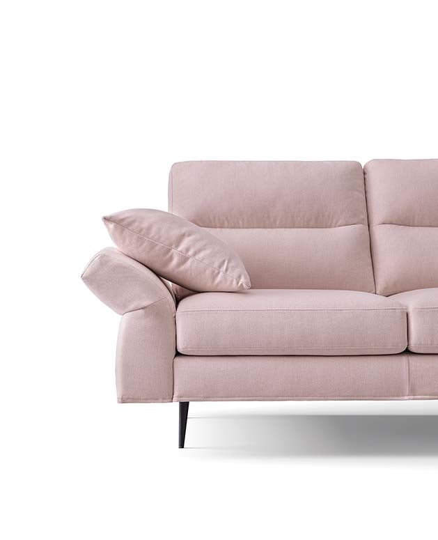 Canapea THOAS,material CARACAS 016,parte fixa cu 3 locuri si puf