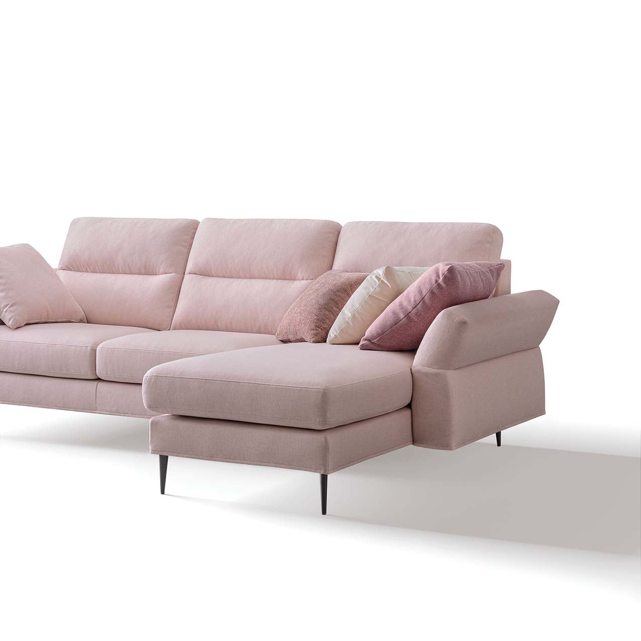 Canapea THOAS,material CARACAS 016,parte fixa cu 3 locuri si puf