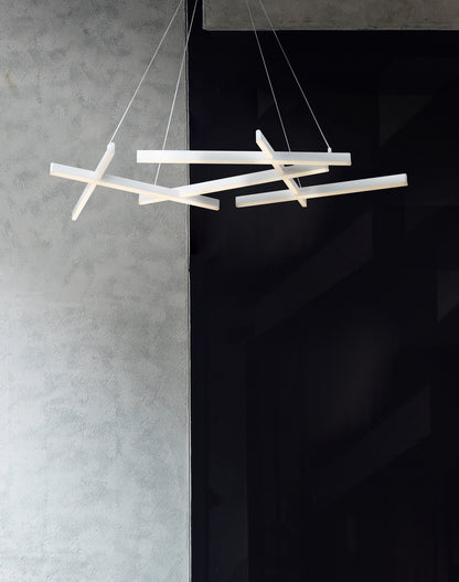 Lustra Maytoni Line,  white,MOD016PL-L75W