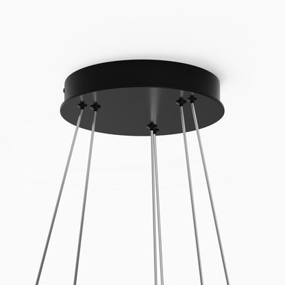 Lustra Maytoni Rim,LED ,2 cercuri,black, MOD058PL-L74BK