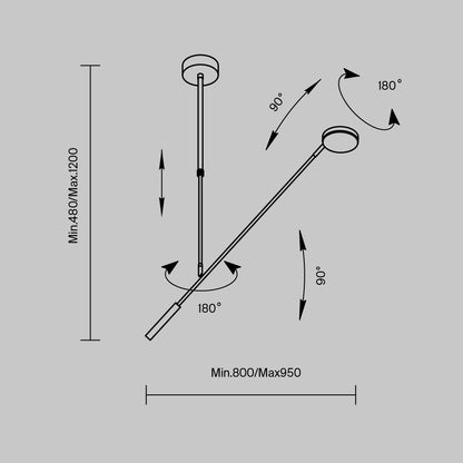 Lustra Maytoni Fad ,MOD070CL-L8B3K