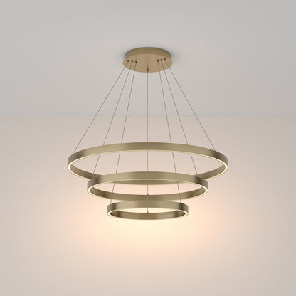 Lustra Maytoni Rim,LED ,3 cercuri,gold, MOD058PL-L100BS3K