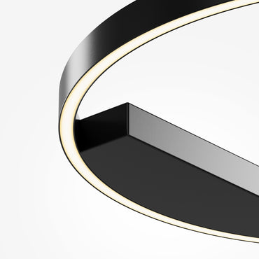 Plafoniera Maytoni Rim,LED ,1 cerc,black, MOD058CL-L35BK
