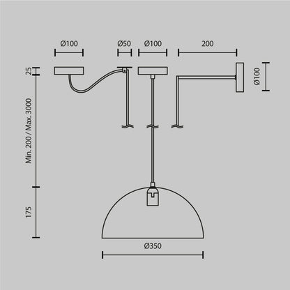 Pendul Maytoni -Basic ,MOD168PL-01GR