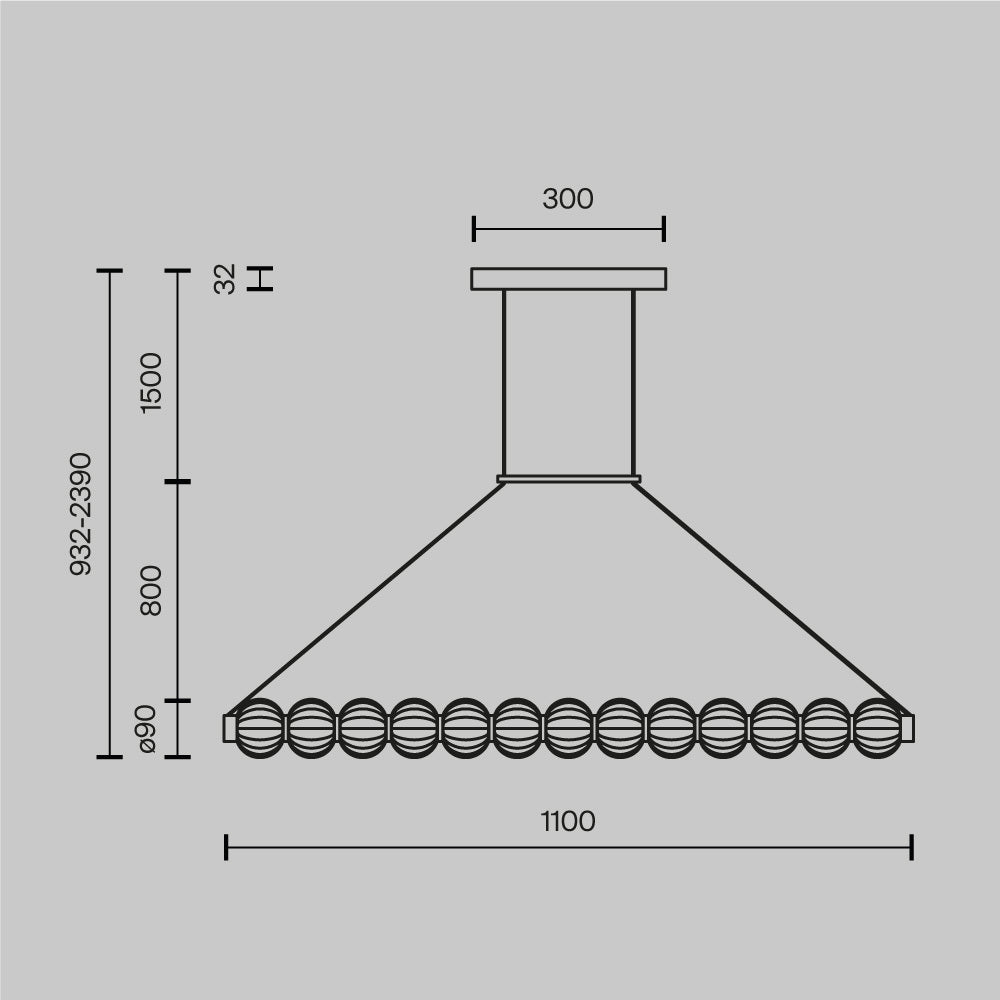 Pendul Maytoni Amulet ,MOD555PL-L18G3K