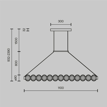 Pendul Maytoni Amulet ,MOD555PL-L18G3K