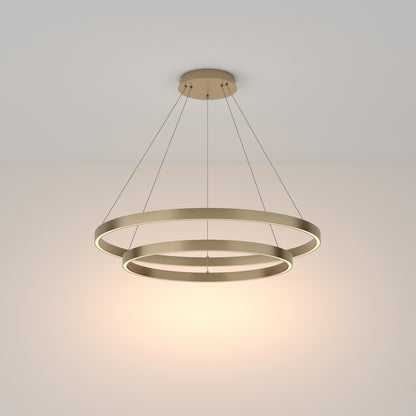 Lustra Maytoni Rim,LED ,2 cercuri,gold, MOD058PL-L74BS3K