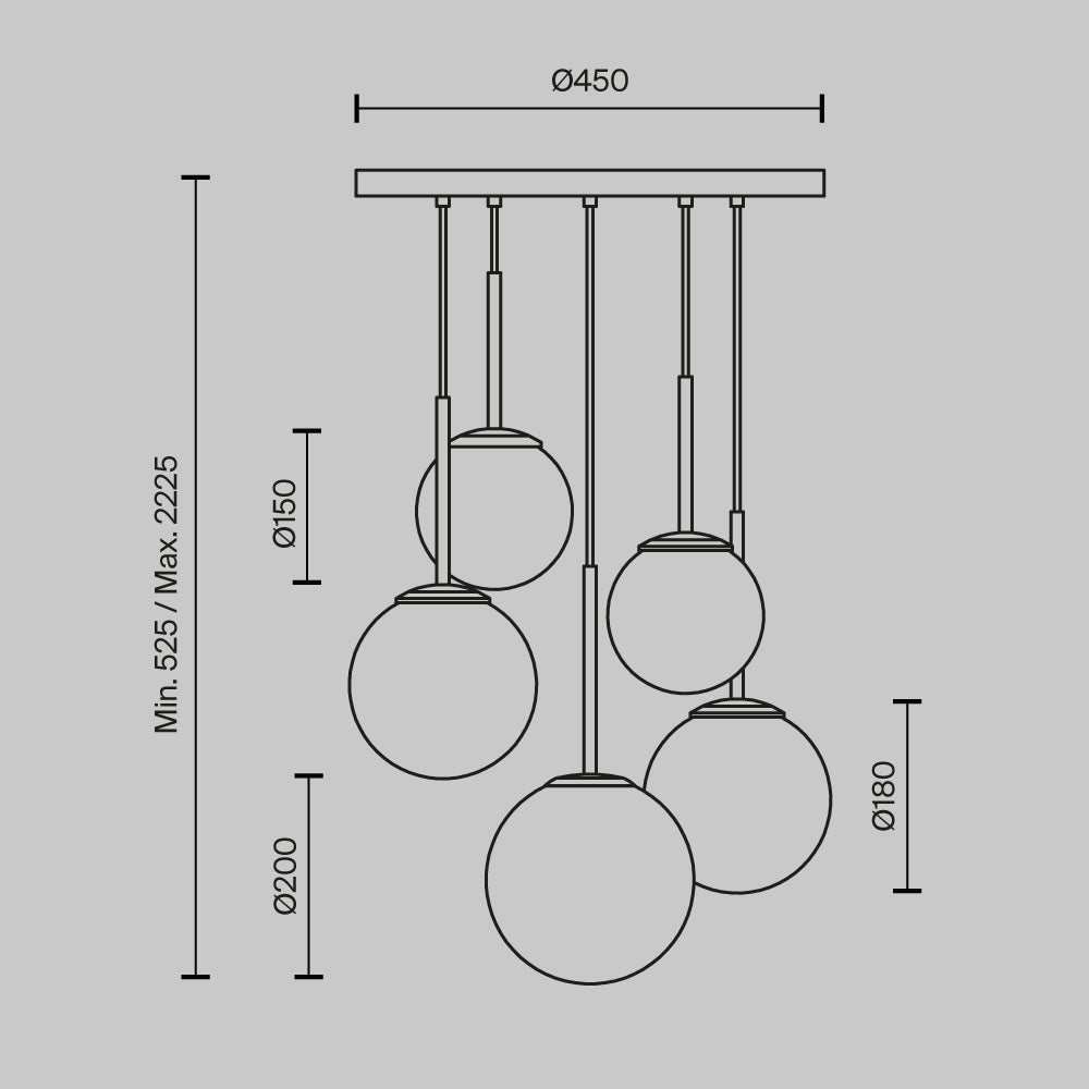 Pendul Maytoni -Basic ,MOD321PL-05B