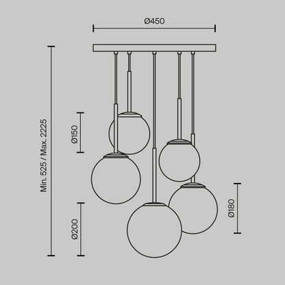 Pendul Maytoni -Basic ,MOD321PL-05B